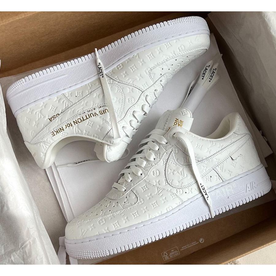 Tenis Nike Air Force One Louis Vuitton Color Blanco